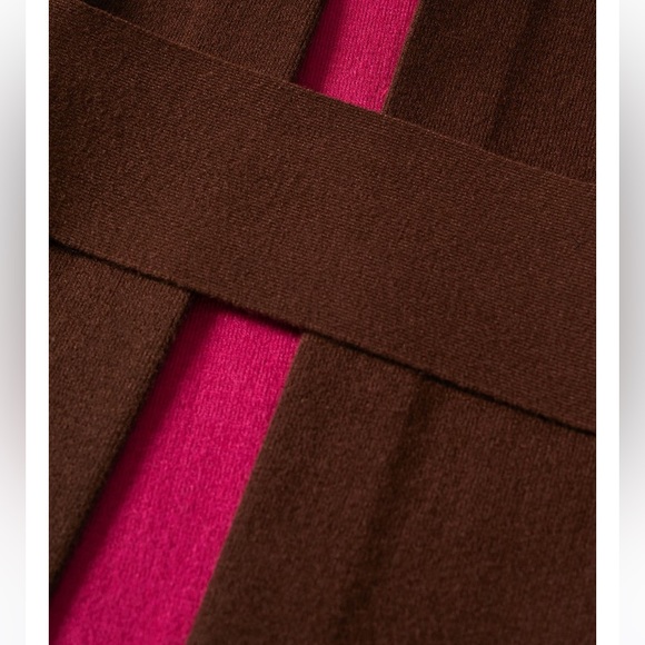 Mango Bicolor Long Cardigan Coat - Picture 6 of 15